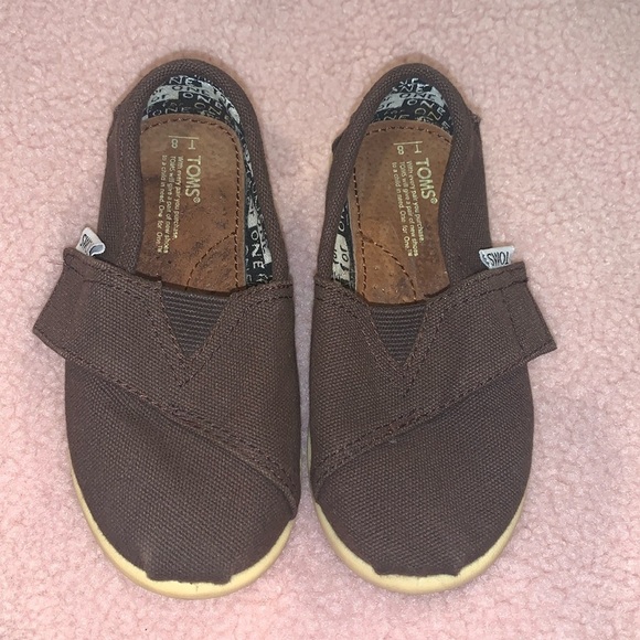 Toms Other - Toms brown slip -on size T8